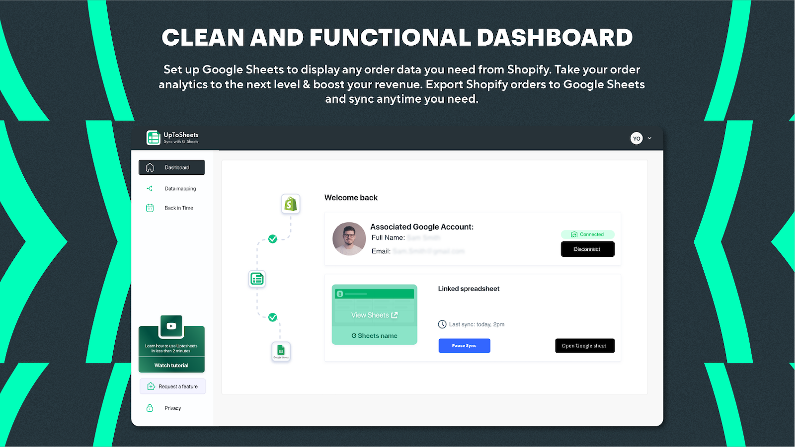 CLEAN AND FUNCTIONAL DASHBOARD