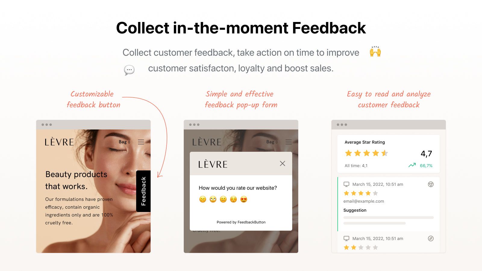 Collect in-the-moment Feedback