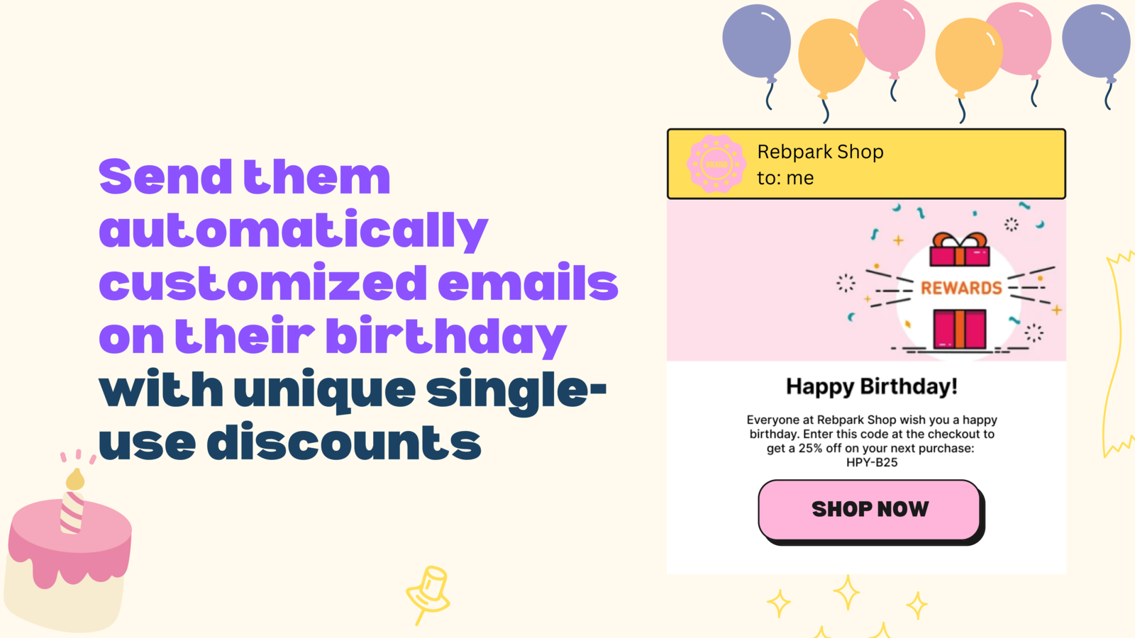 Collect your customers birthday information