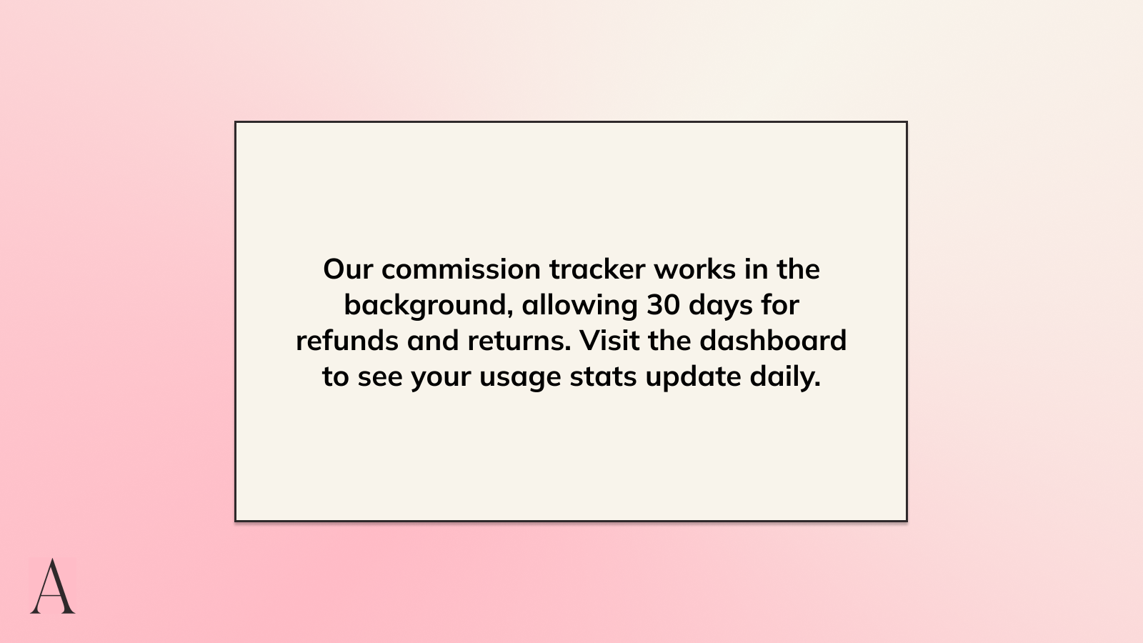 Commission Tracking