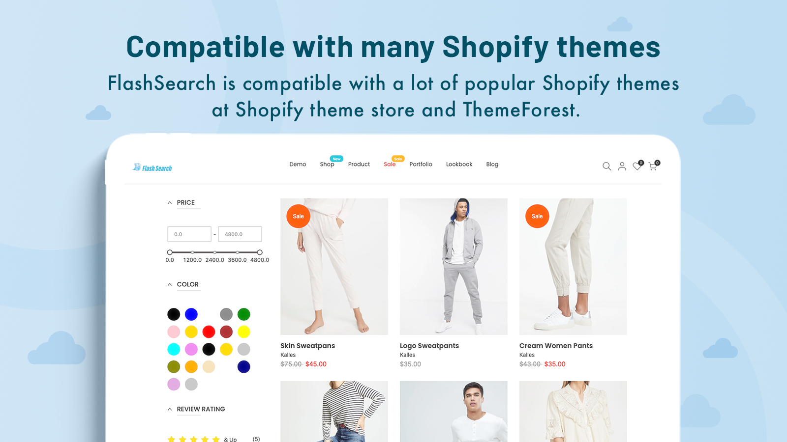 Compatible with all Shopify themes (Supported Online Store 2.0)