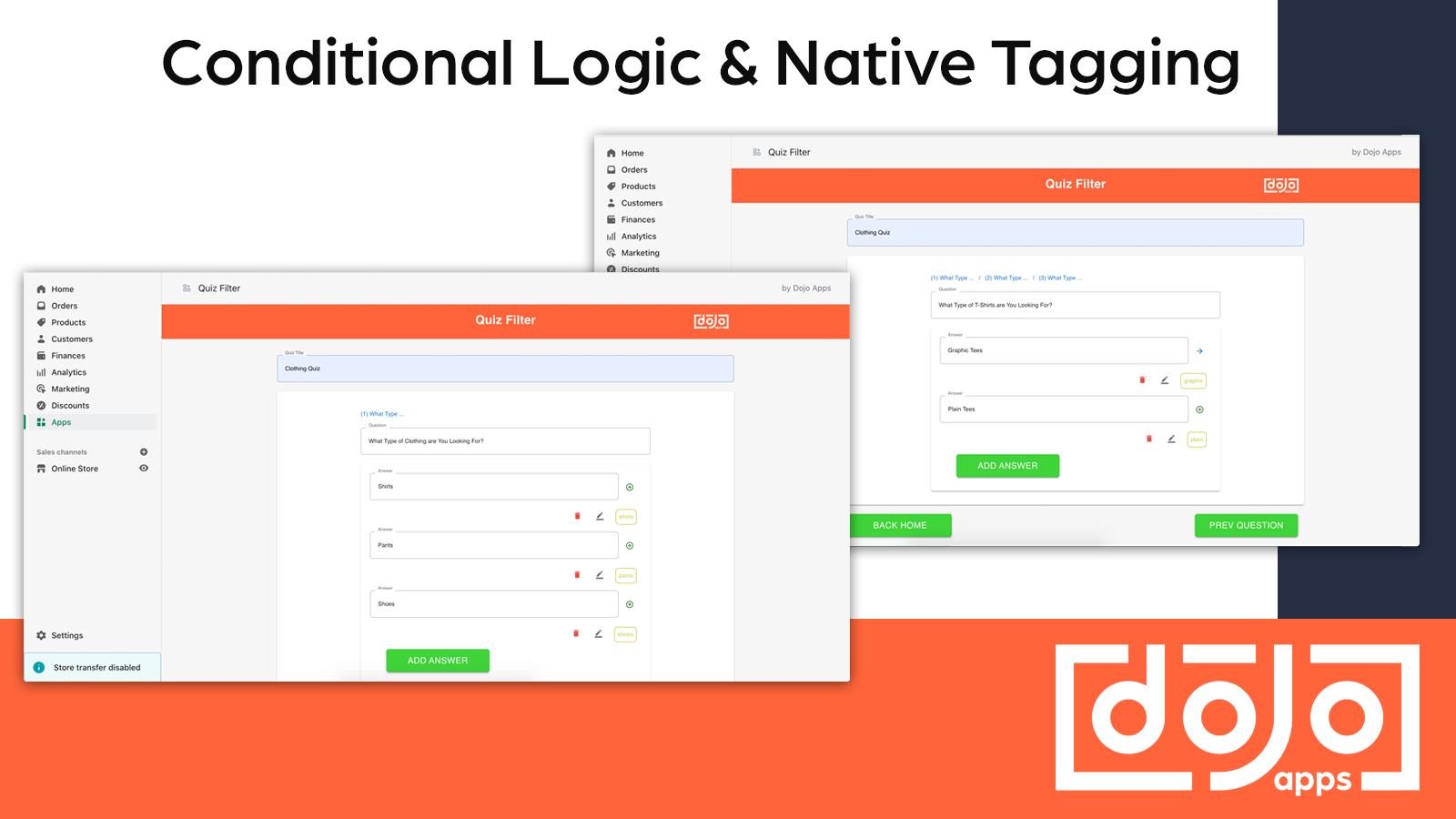 Conditional Logic and Native Tagging