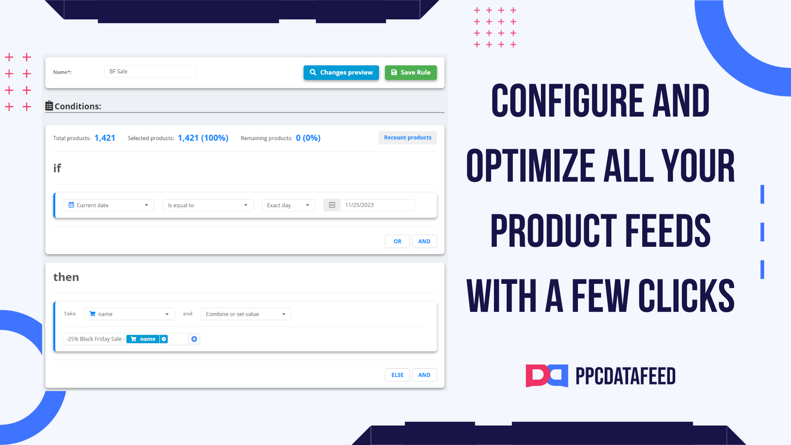 Configure and Optimize All Your Feeds With a Few Clicks