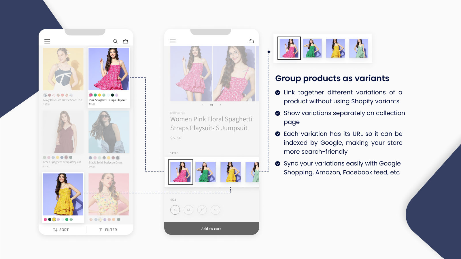 Connect Products and Variants as Swatches Product Groups Shopify