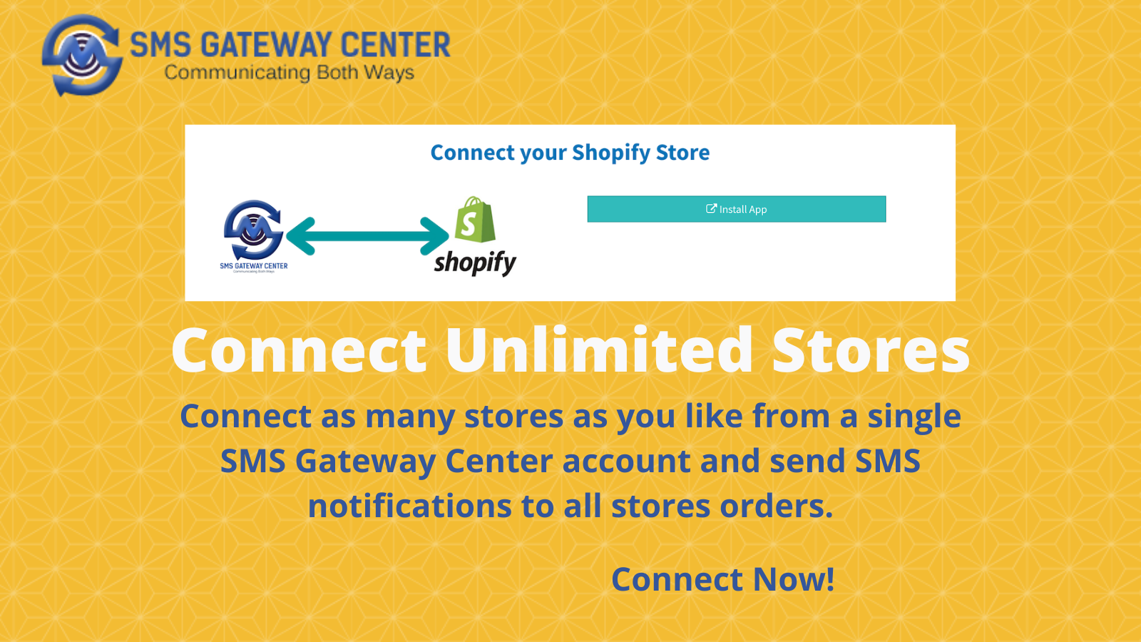 Connect Shopify Store with SMSGatewayCenter