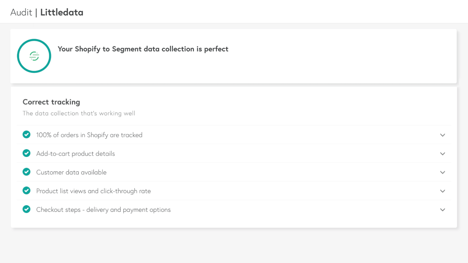 Connect Shopify to Segment with Littledata