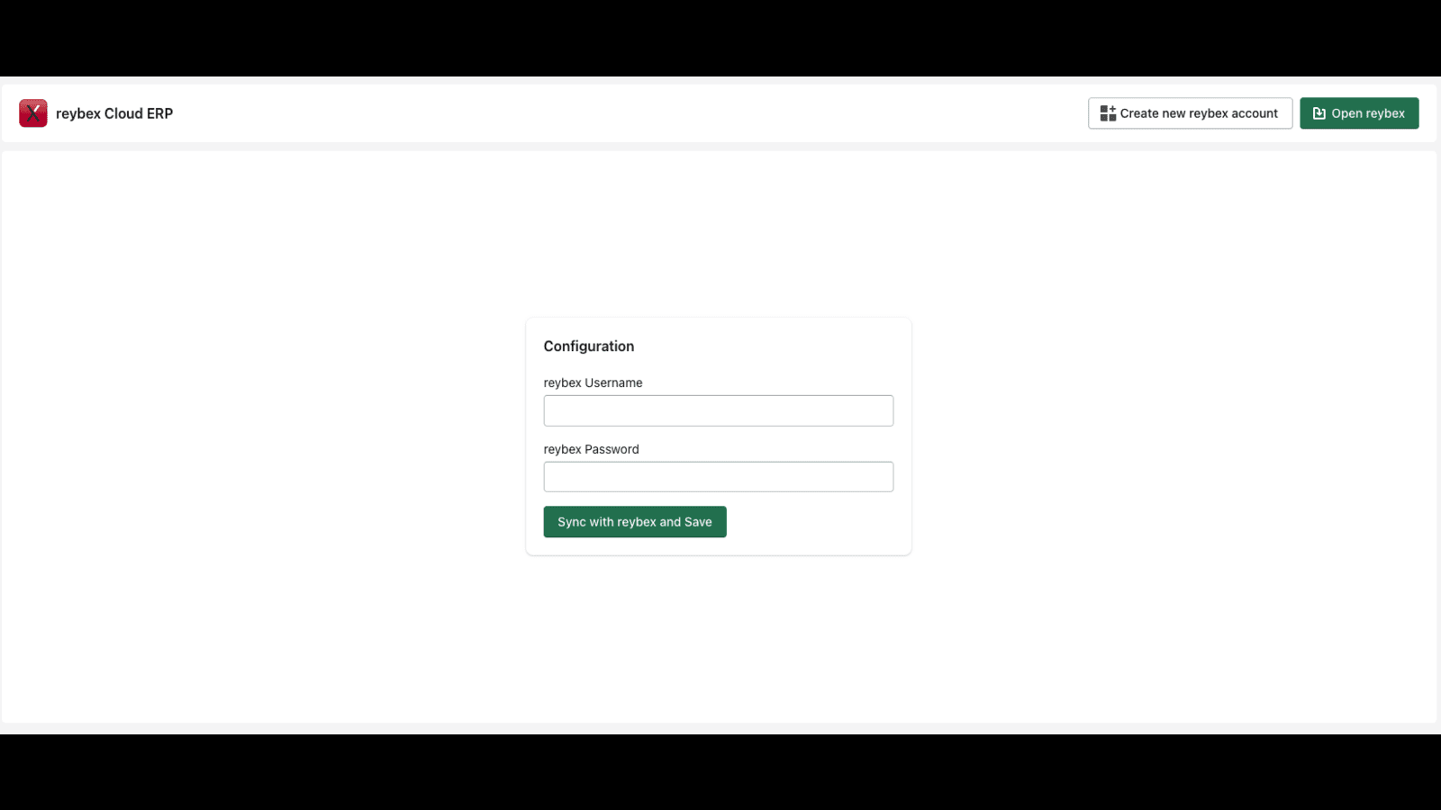 connect to reybex by creating a new account