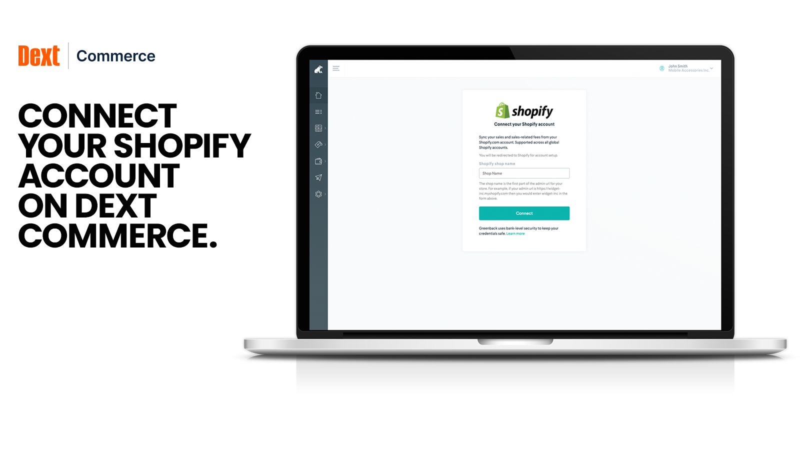 Connect your Shopify account on Greenback.