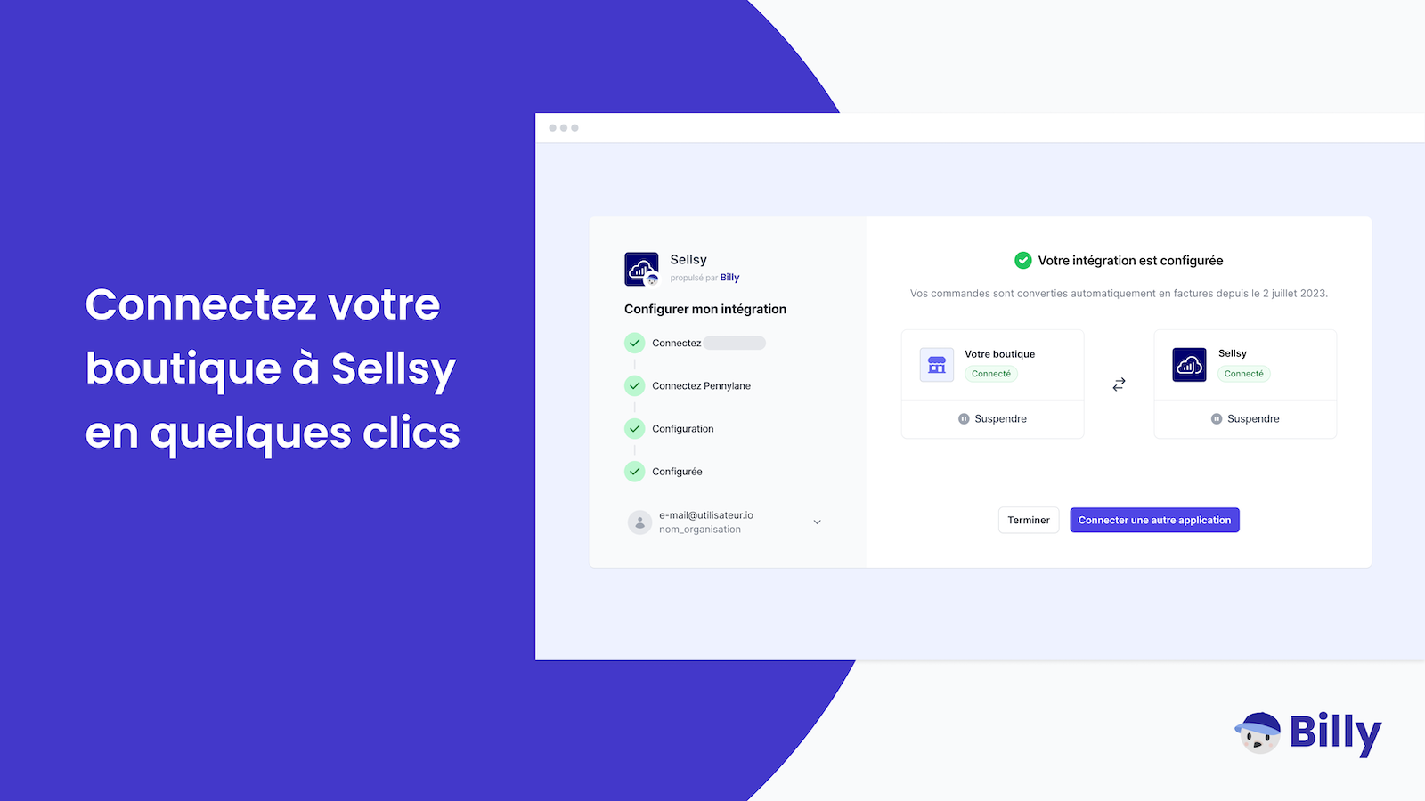 Connectez votre boutique à Sellsy en quelques clics