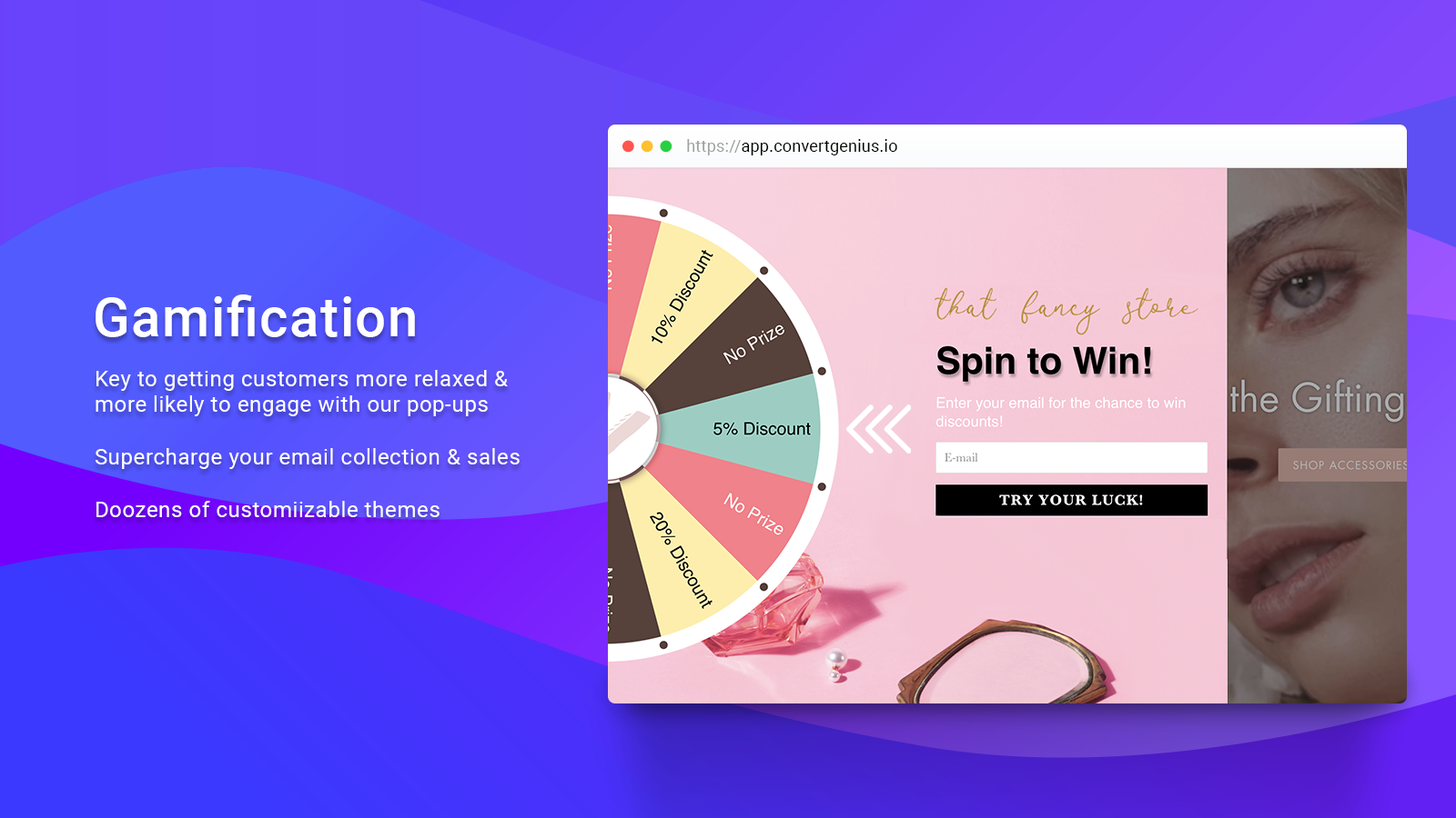 Convert Genius Popups - Gamification - Spin to Win