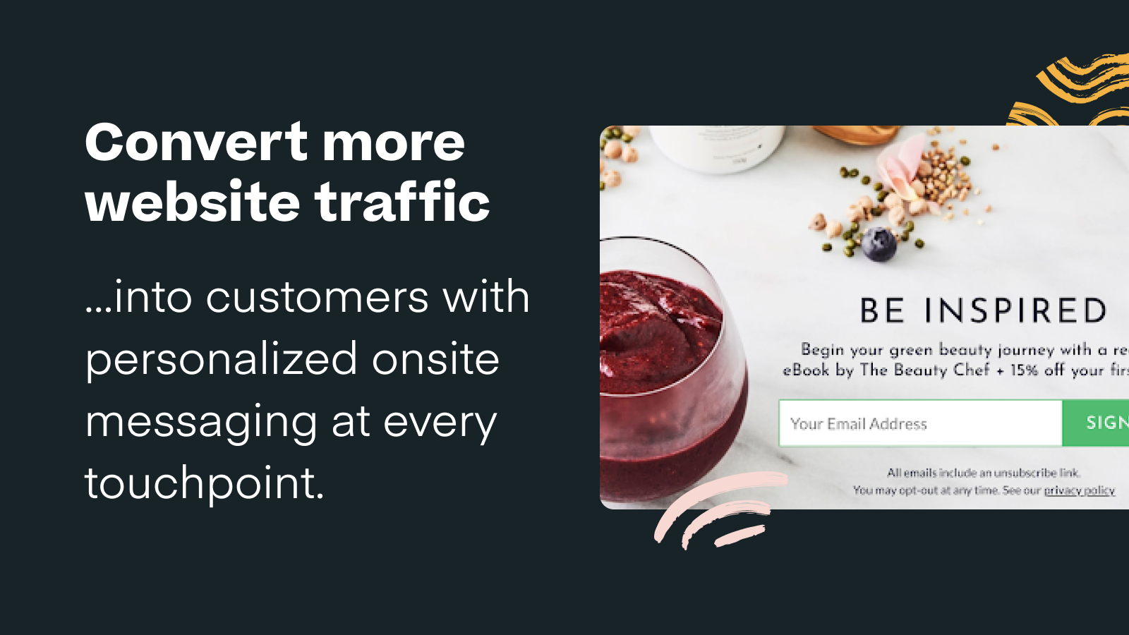 Convert more website traffic into customers