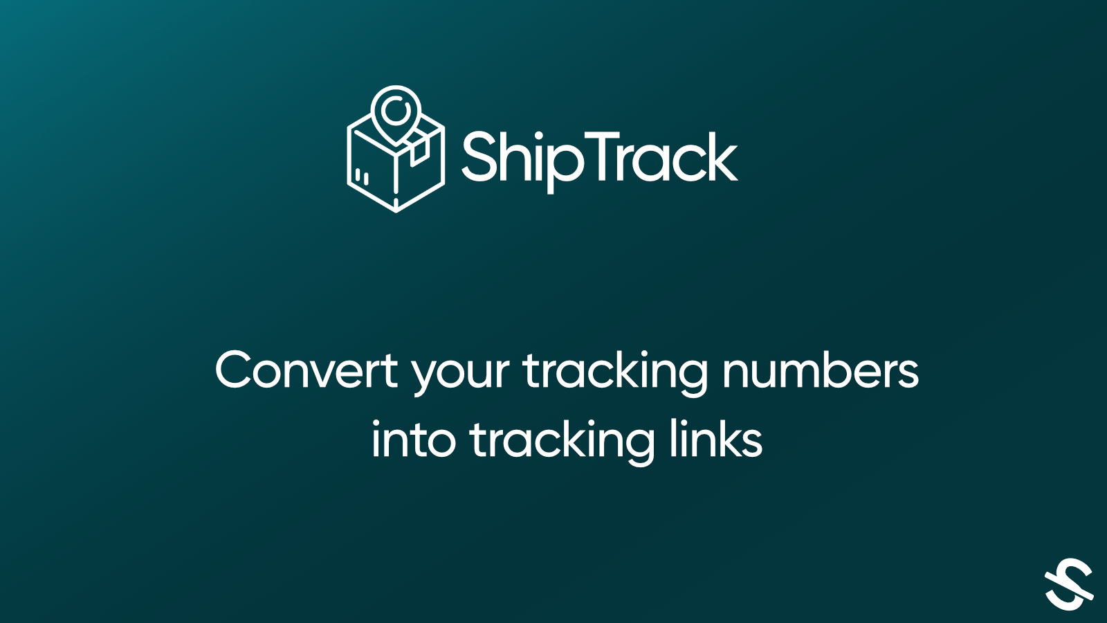 Convert your tracking numbers into tracking links