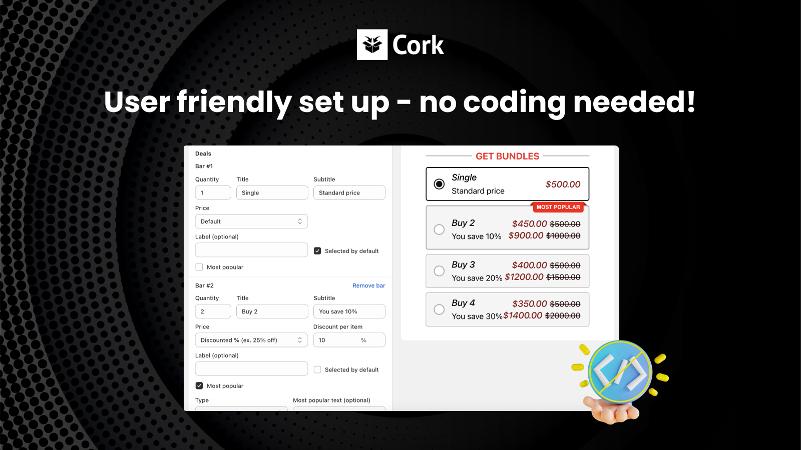  Cork - Product bundle app