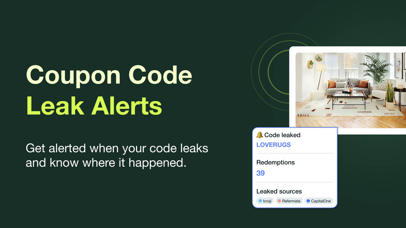 Coupon Leak Alerts