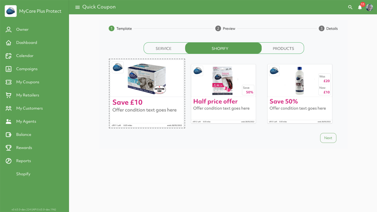 CouponBank Shopify product selector