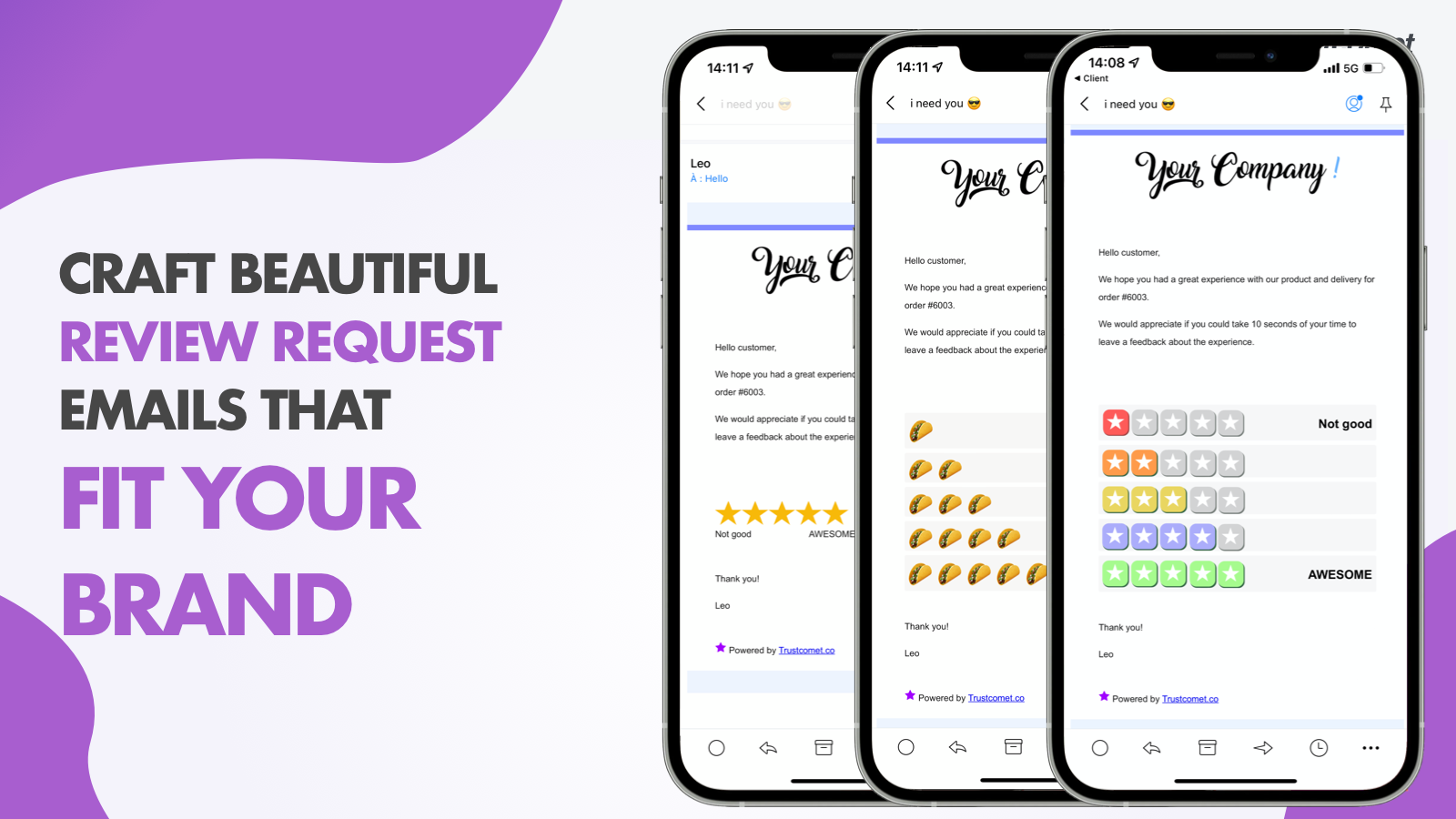 CRAFT BEAUTIFUL REVIEW REQUEST EMAILS