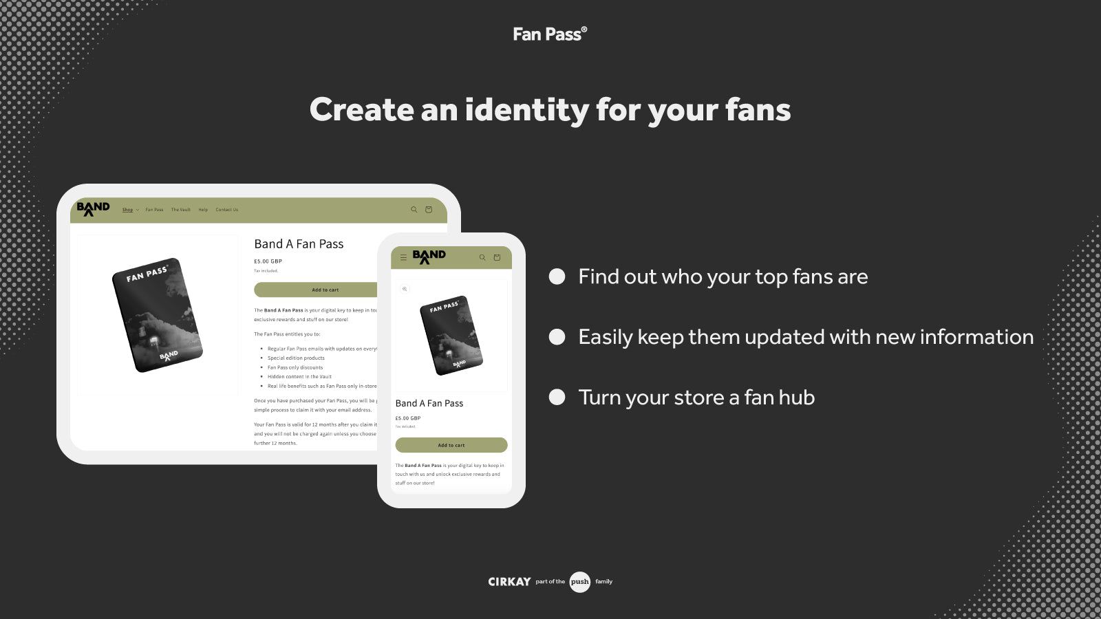 Create an identity for your fans