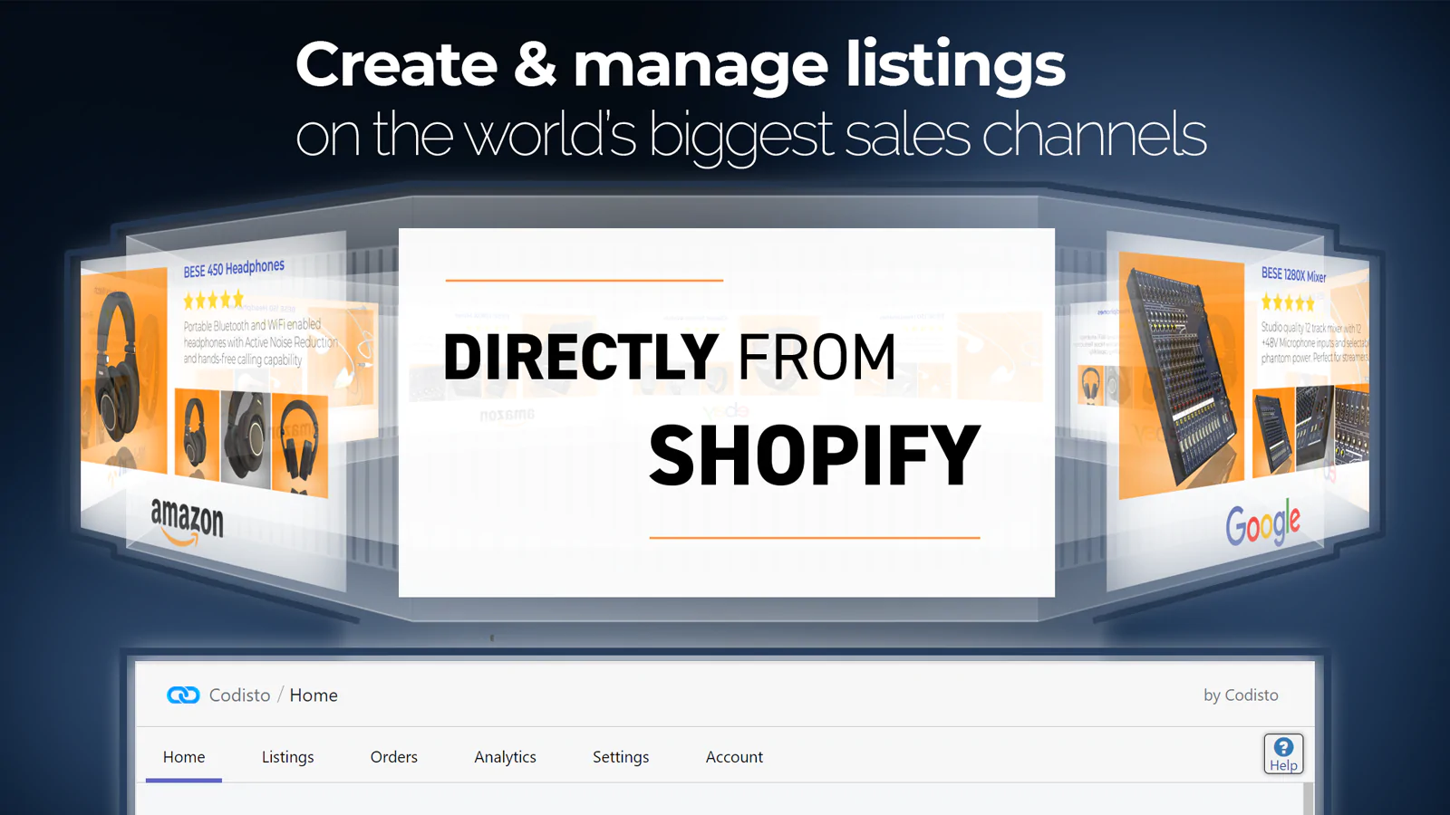 create and manage listings on the world's leading marketplaces