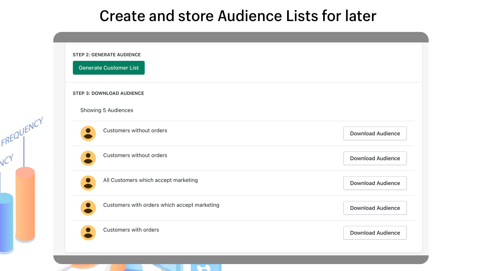 Create and Store Audience Lists for Later