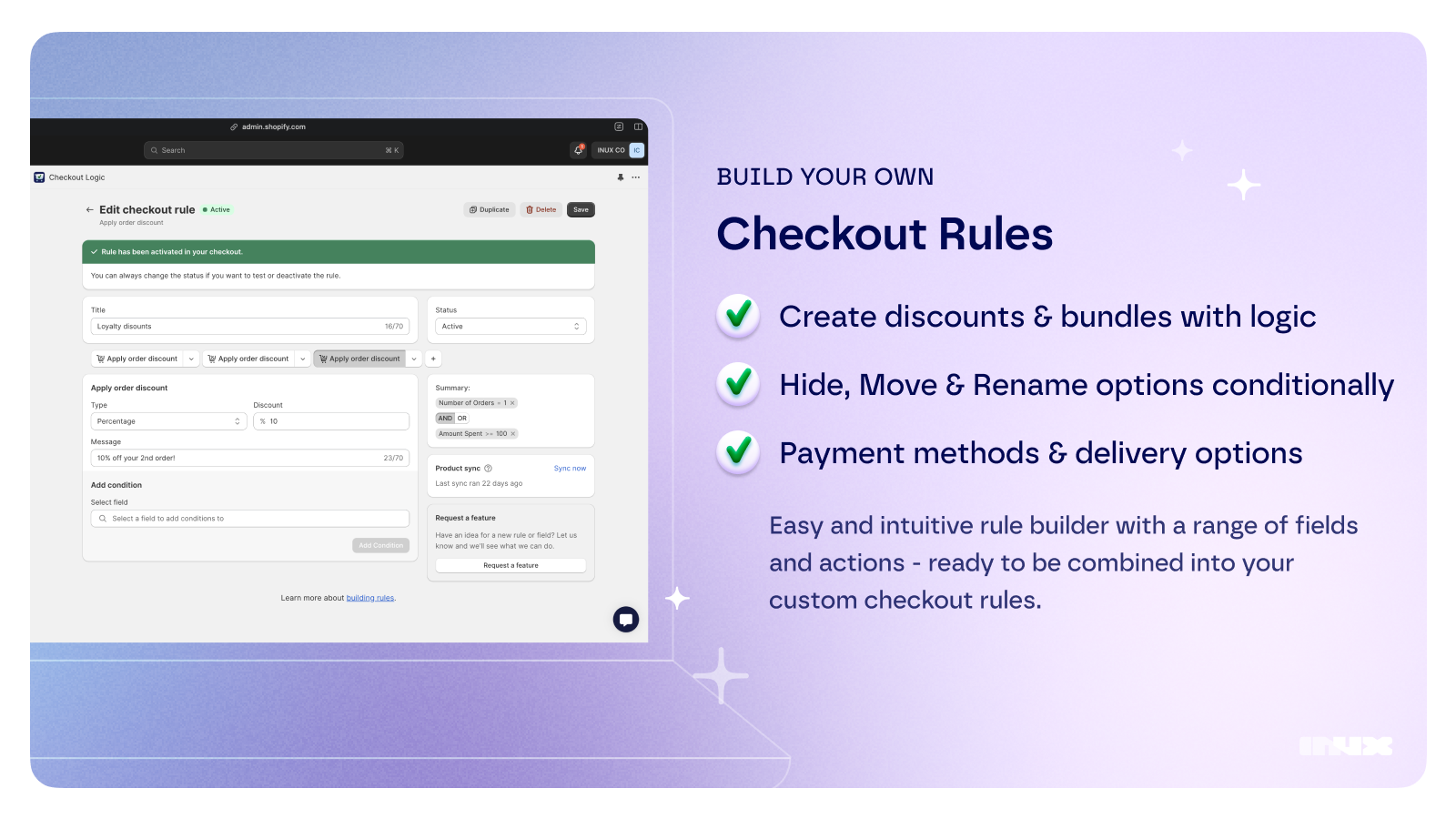 Create Checkout Rules