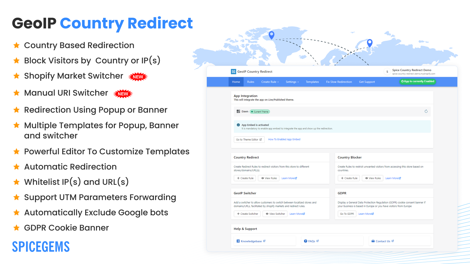 Create Redirect Rules - Shopify
