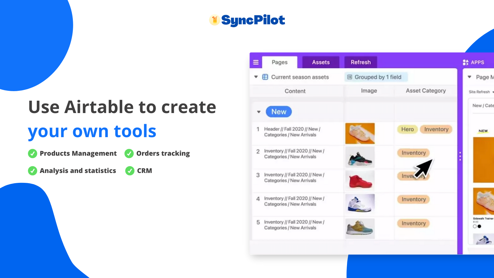 Create Shopify custom tools with Airtable