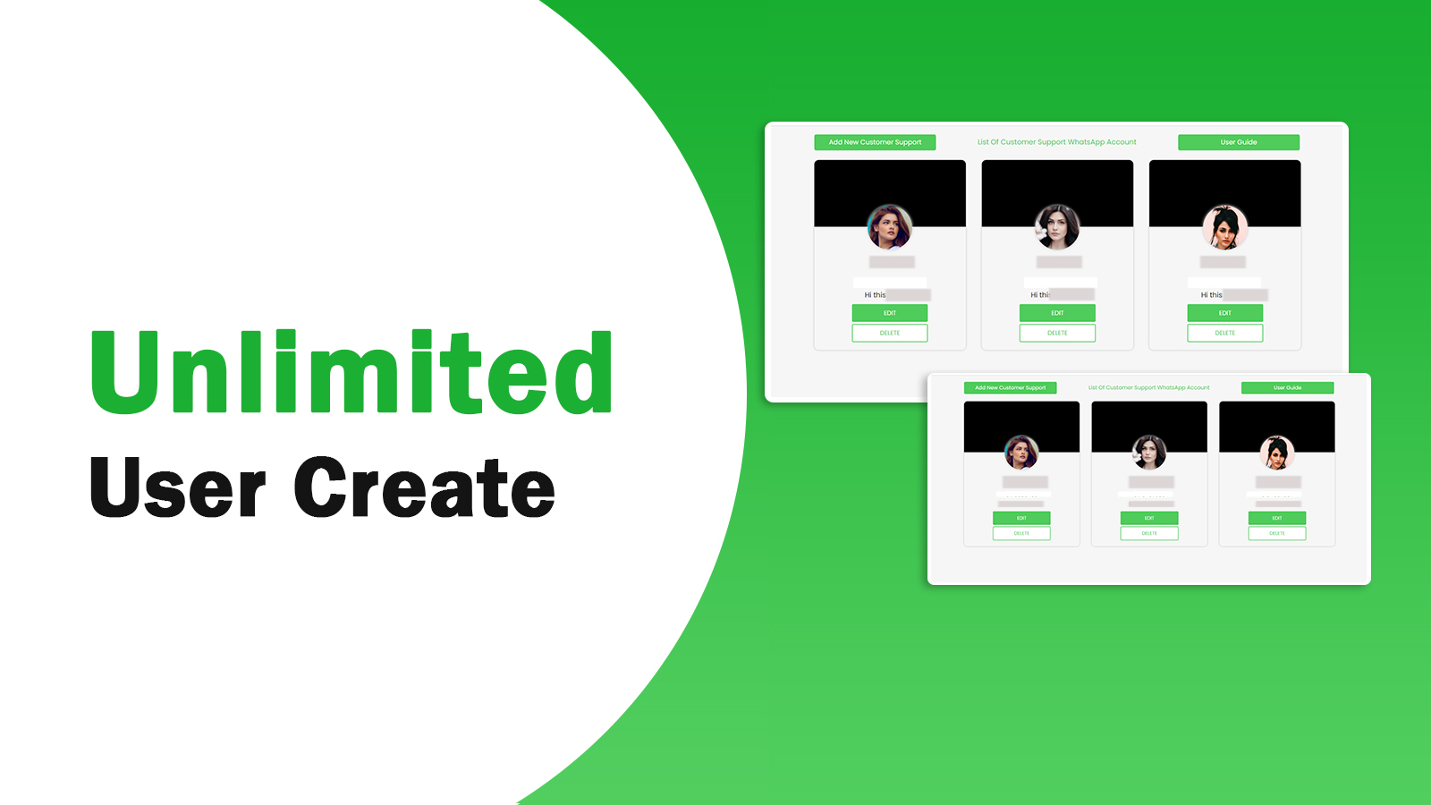 Create Unlimited user