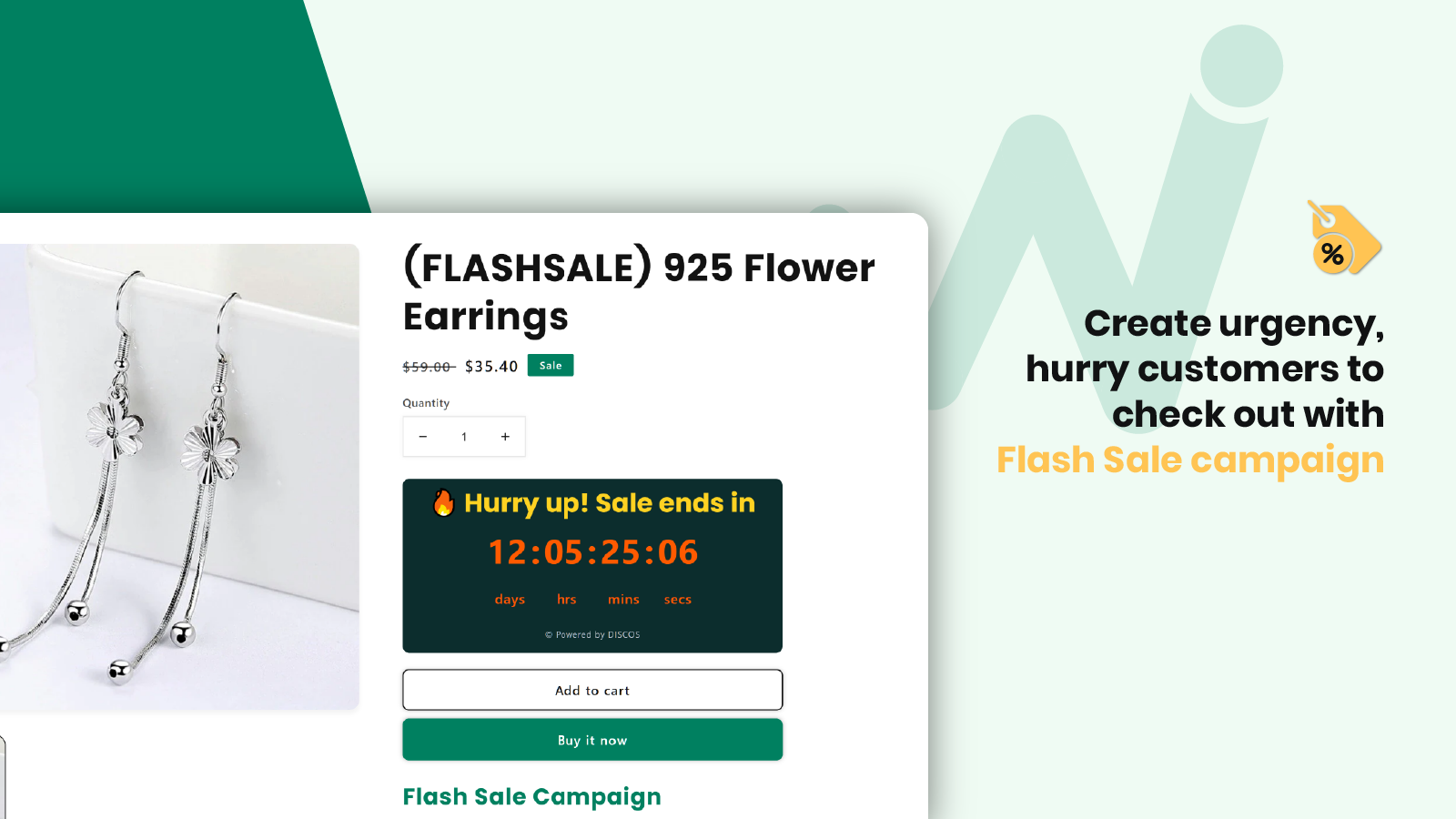  create urgency with flash sale discount and countdown timer