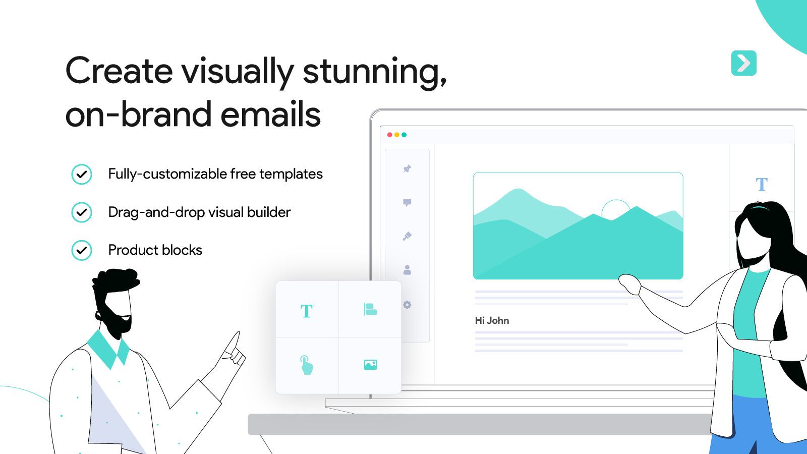 Create visually stunning emails 
