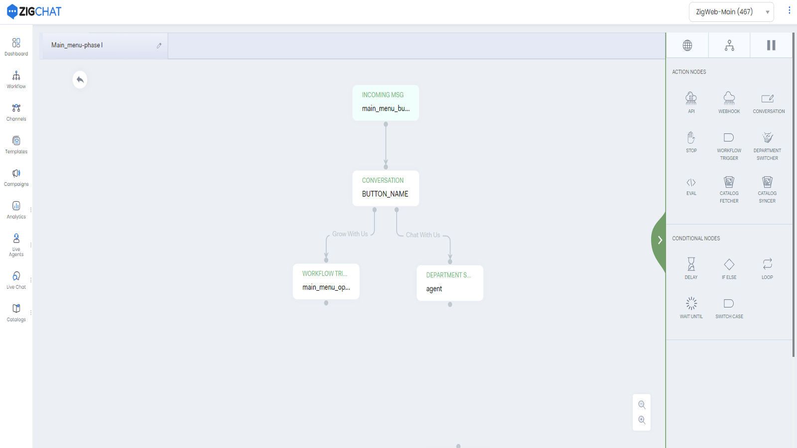 Create Workflow for Omni-Channel