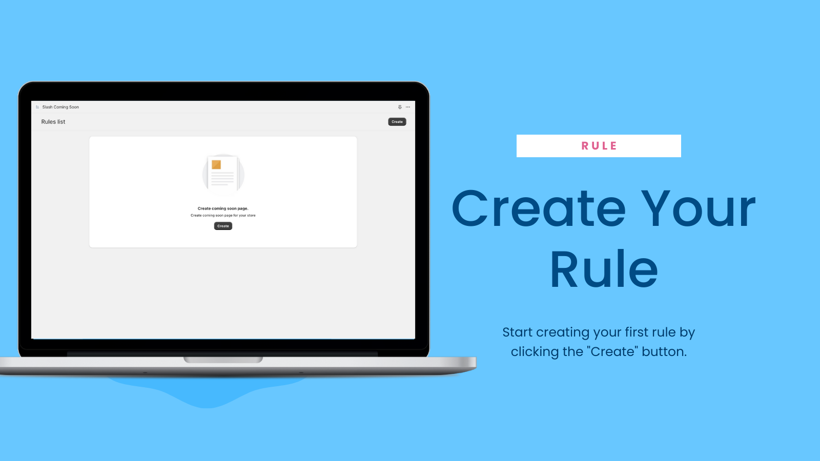 Create your rule