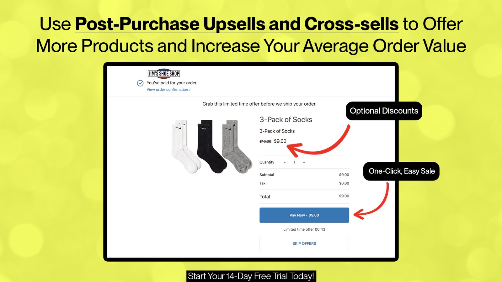 cross-sell, cross sell, in cart upsell, checkout upsell