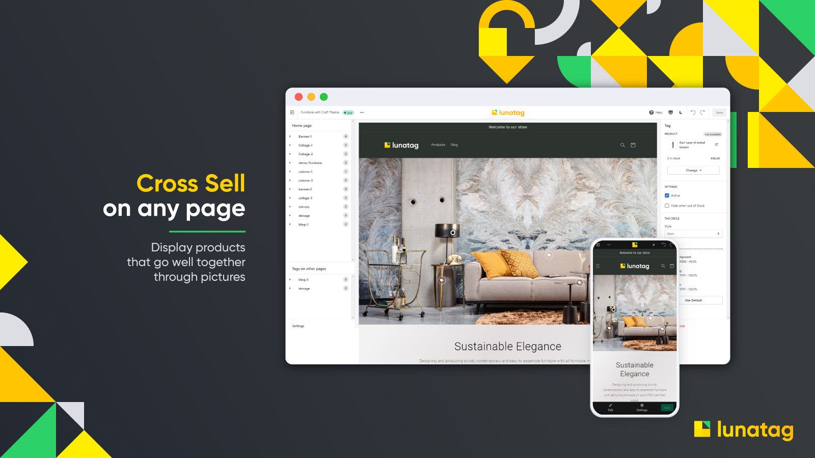 Cross Sell on any page - Display products  that go well together