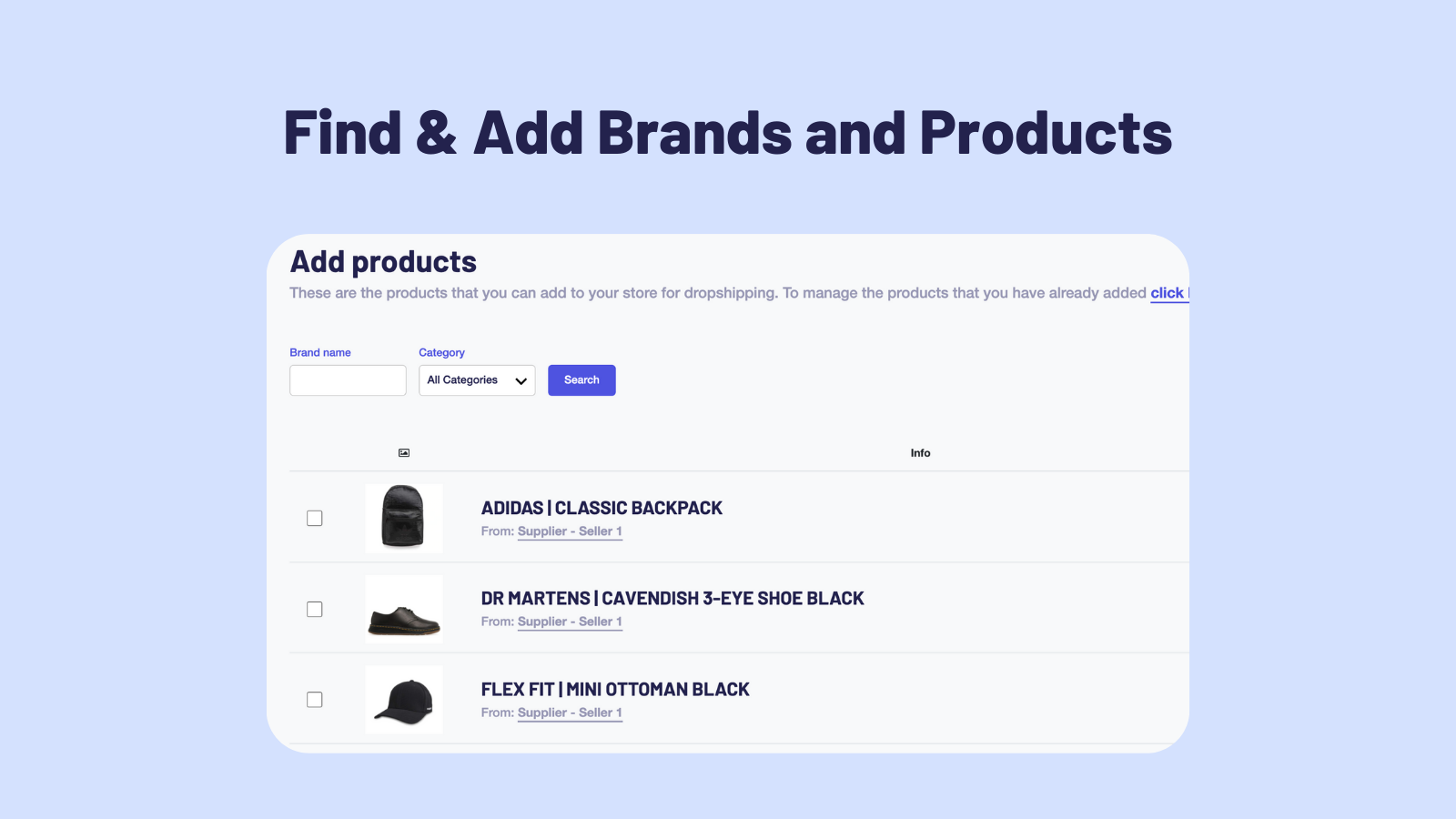 Cross-Store Sales Channel: Find New Brands & Products