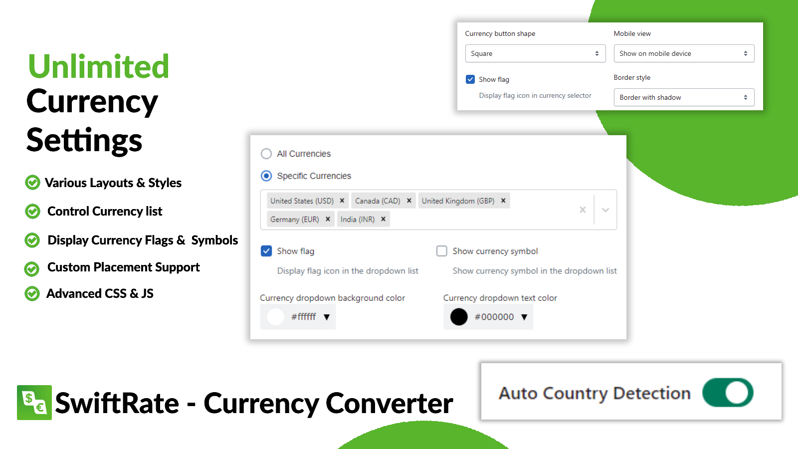 Currency converter unlimited settings