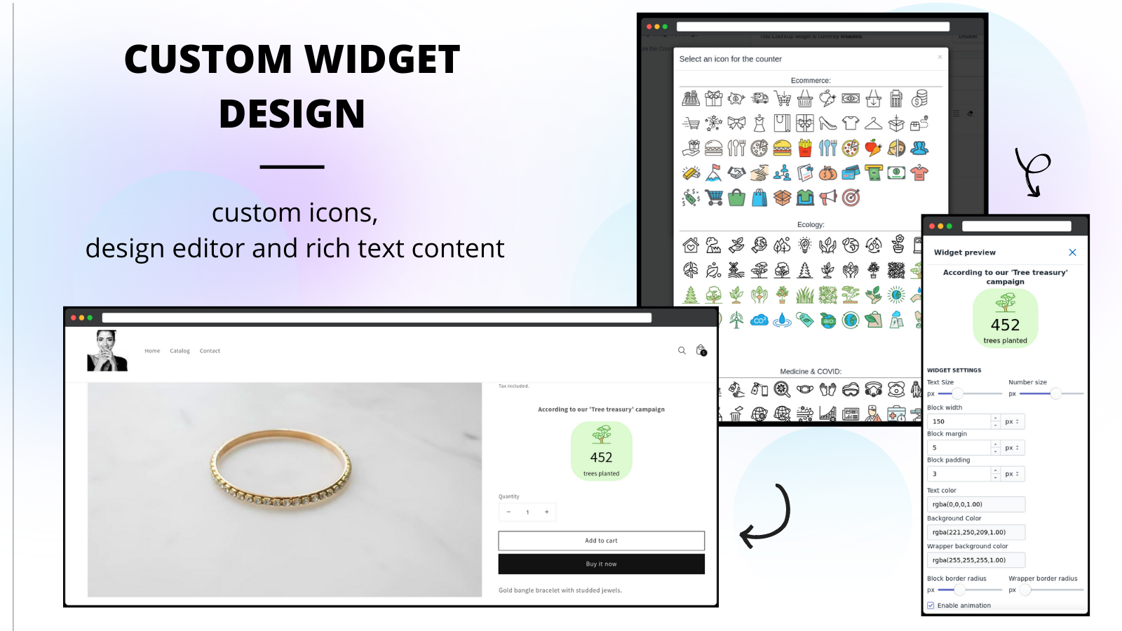 Custom widget design