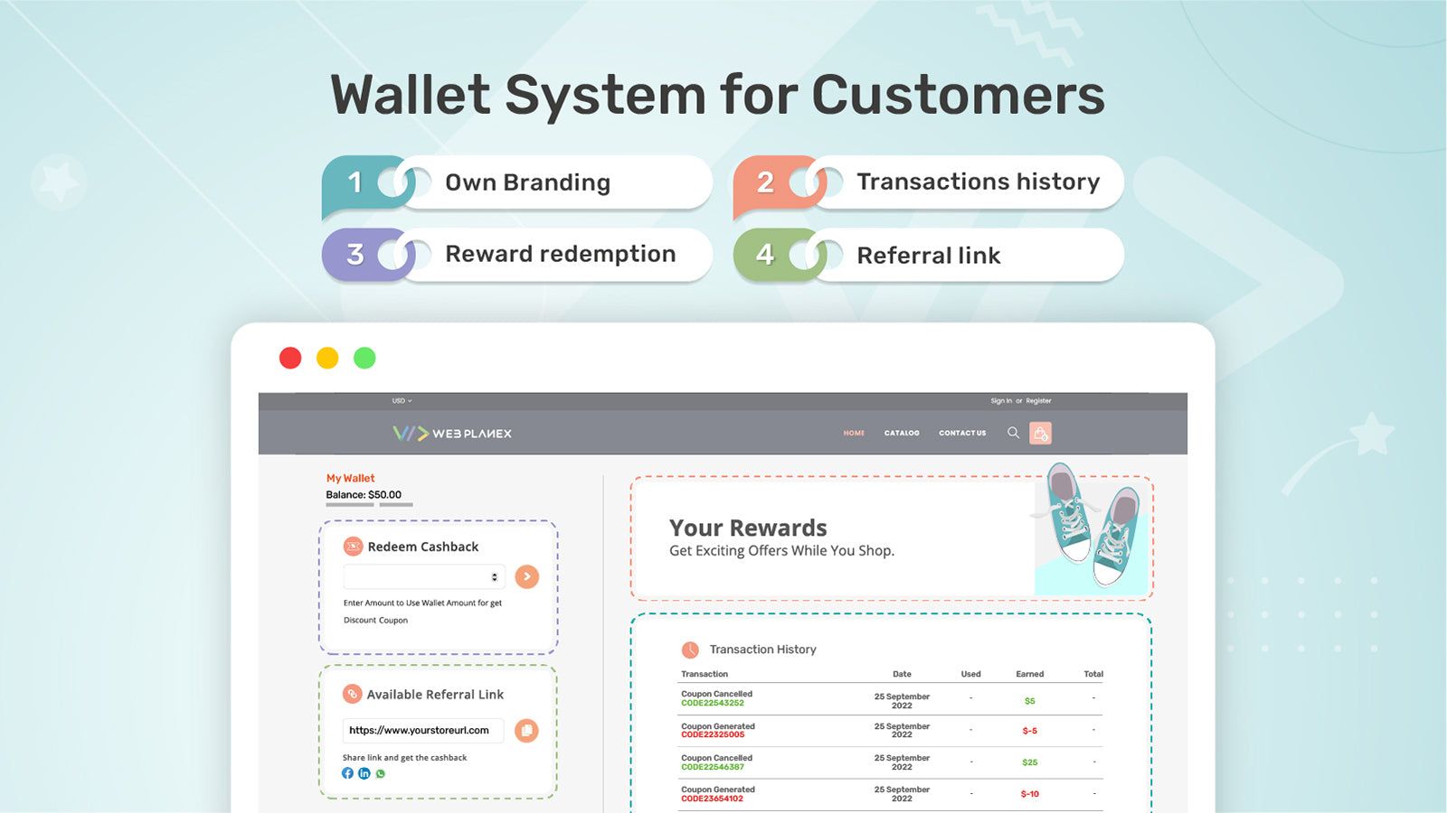 Customer Wallet System