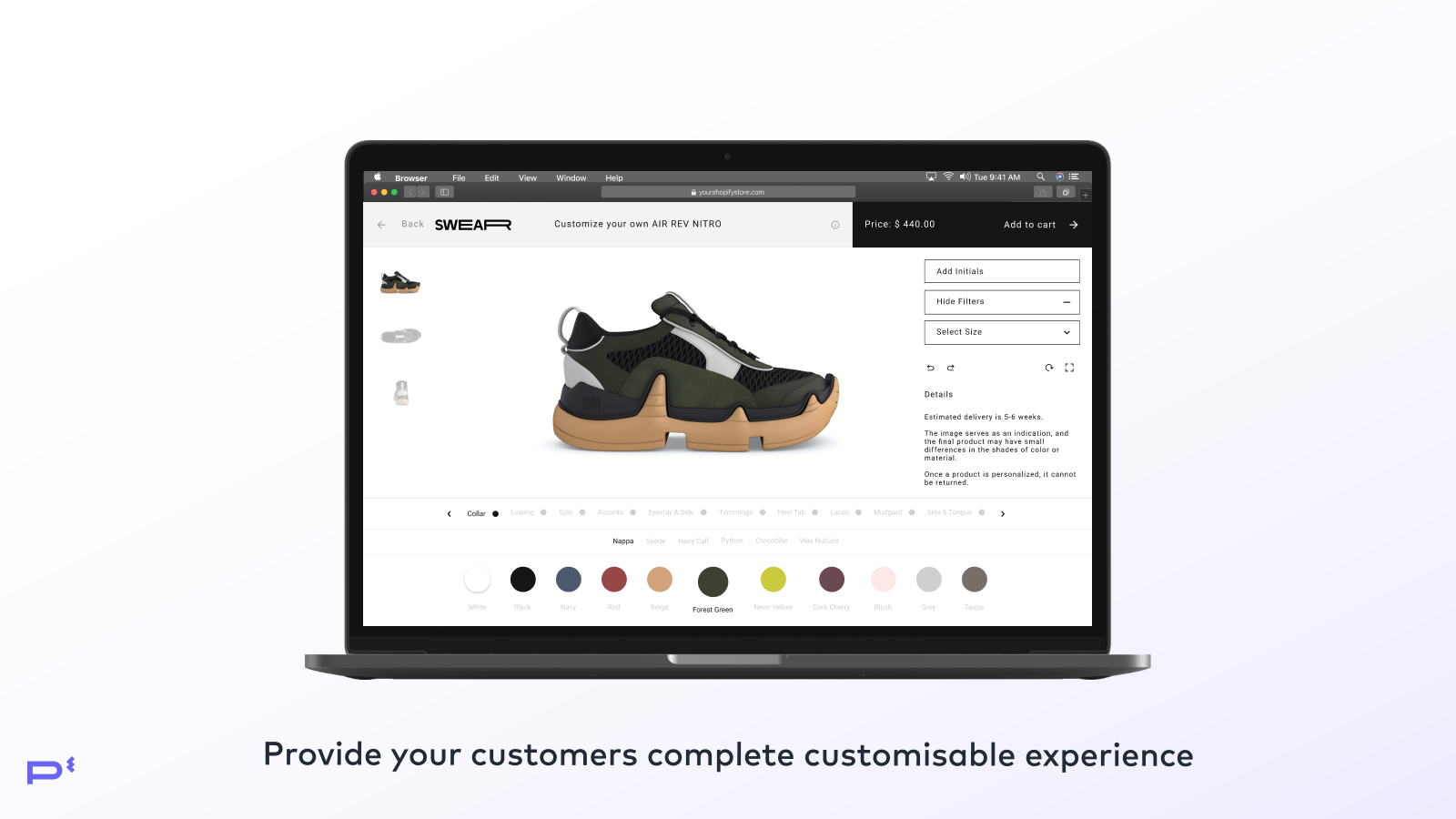 Customers Customisable Experience