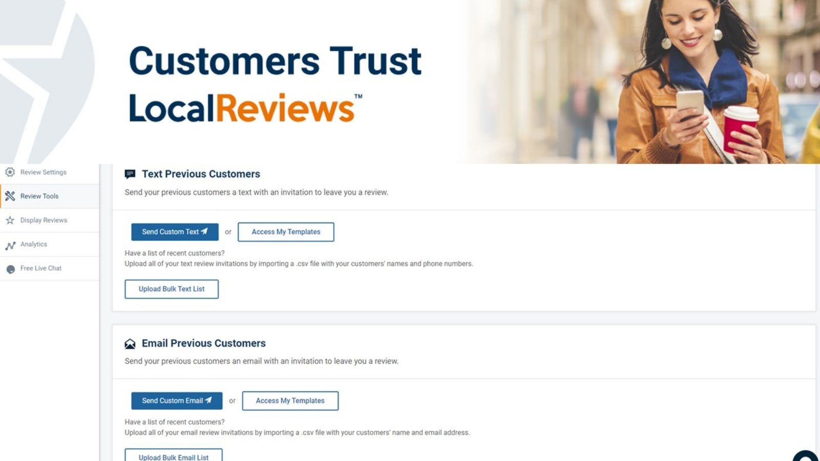 Customers Trust Local Reviews