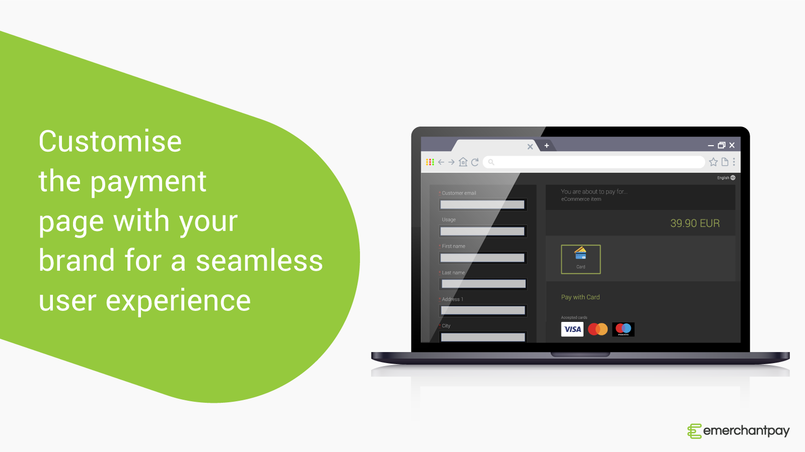 Customise your payment page