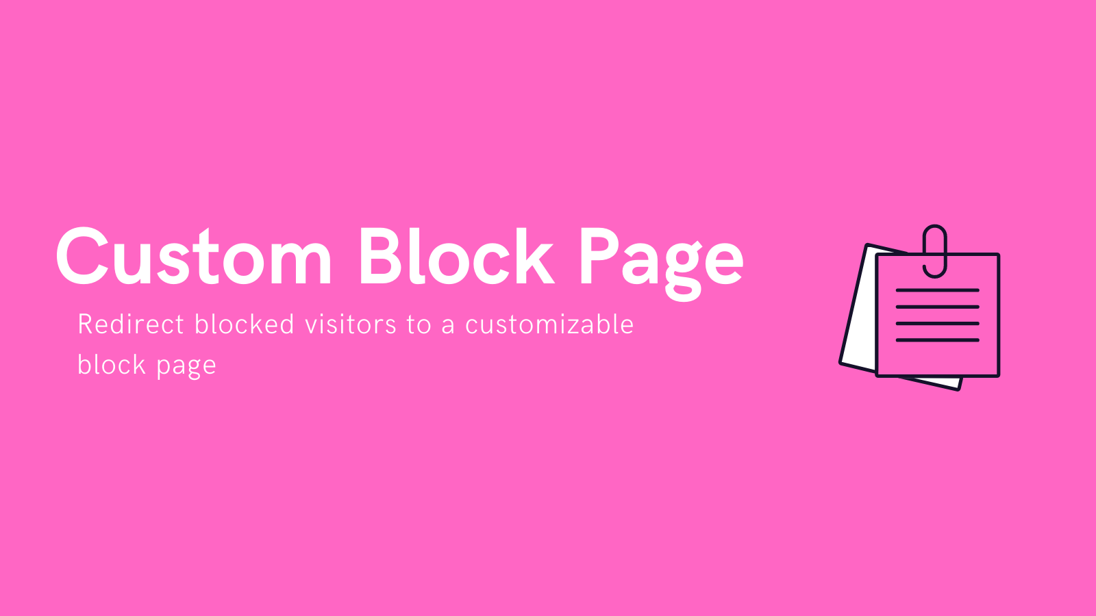 Customize a custom block notice
