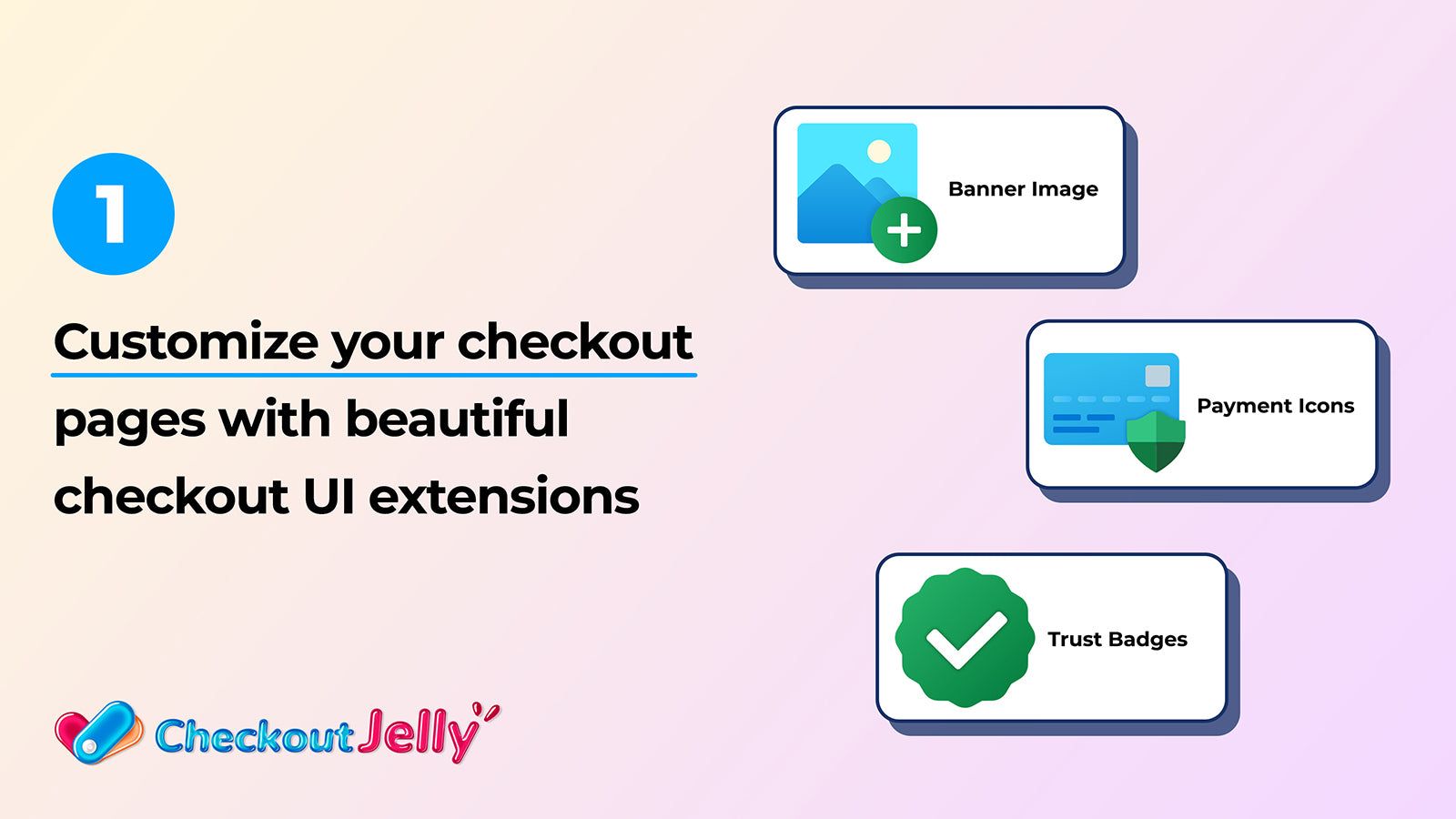 Customize checkout pages with beautiful checkout UI extensions