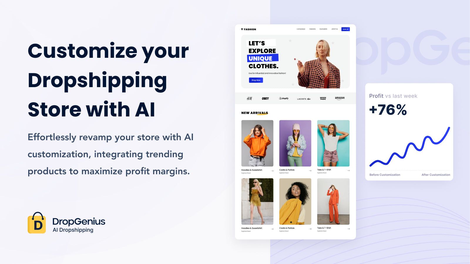 Customize your Dropshipping Store with AI