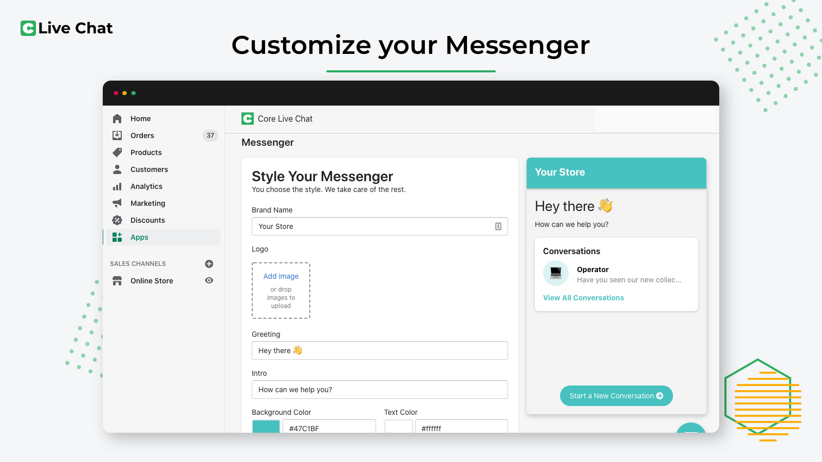 Customize your Messenger