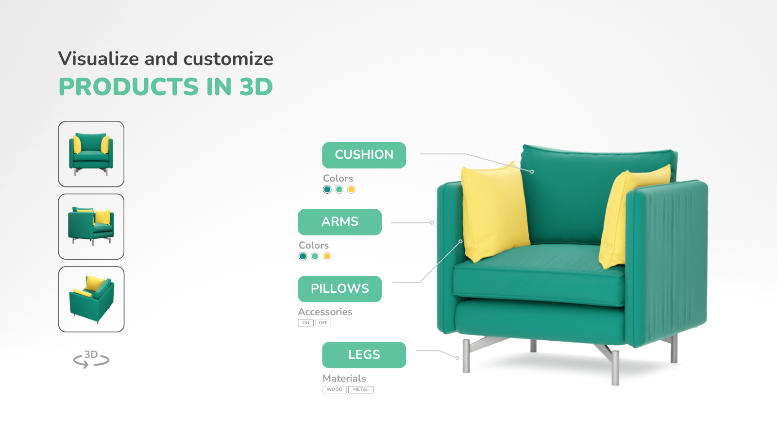 Customize your product in 3D