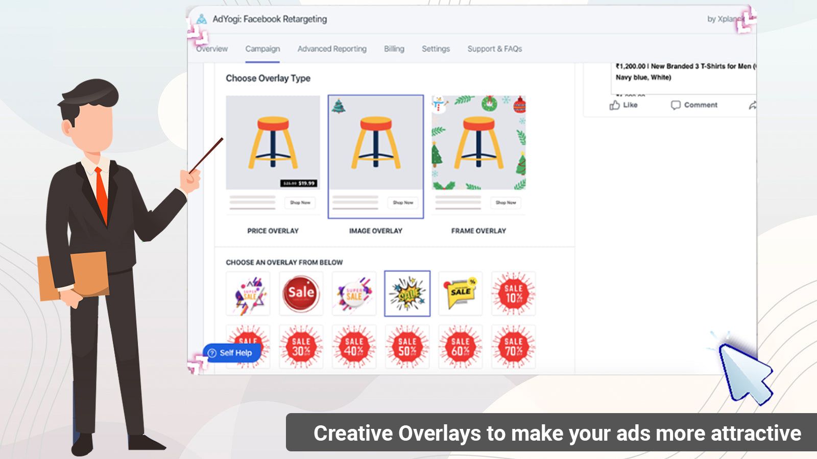 Customized Creative Overlays & Frames for better Ad Optimization