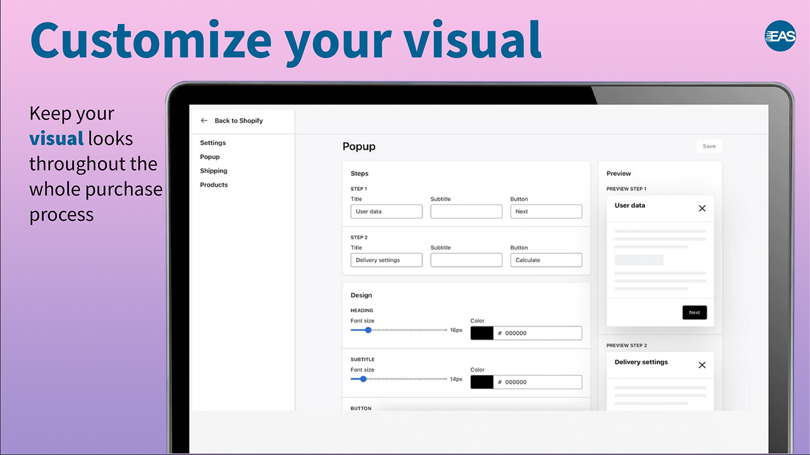 Dashboard can be visually customized for your preferences