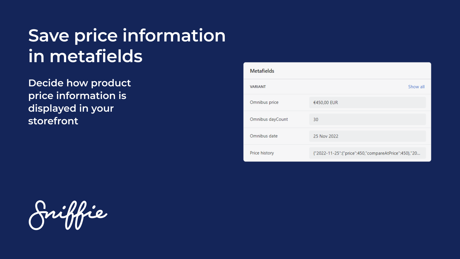 Decide how product price info is displayed in your storefront