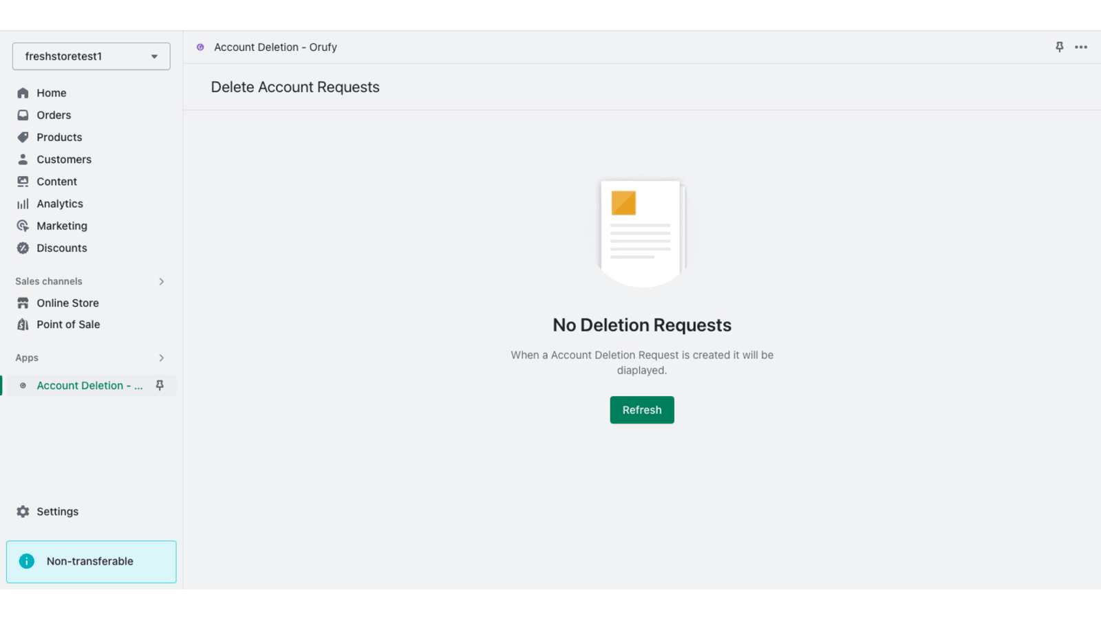 Delete Account requests