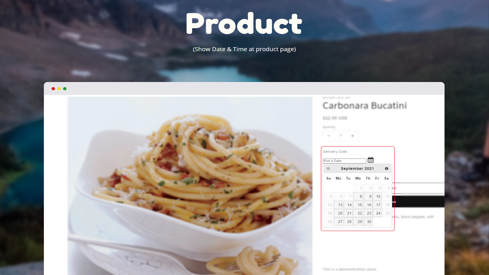 Delivery Date at Product Page